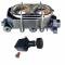 Leed Brakes Manual Front Kit with Drilled Rotors and Zinc Plated Calipers FC1002-E05X