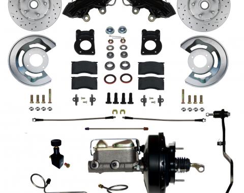 Leed Brakes Power Front Kit with Drilled Rotors and Black Powder Coated Calipers BFC0002-3405AX