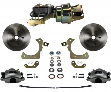 Leed Brakes Power Front Kit with Plain Rotors and Zinc Plated Calipers FC1011-K1A1