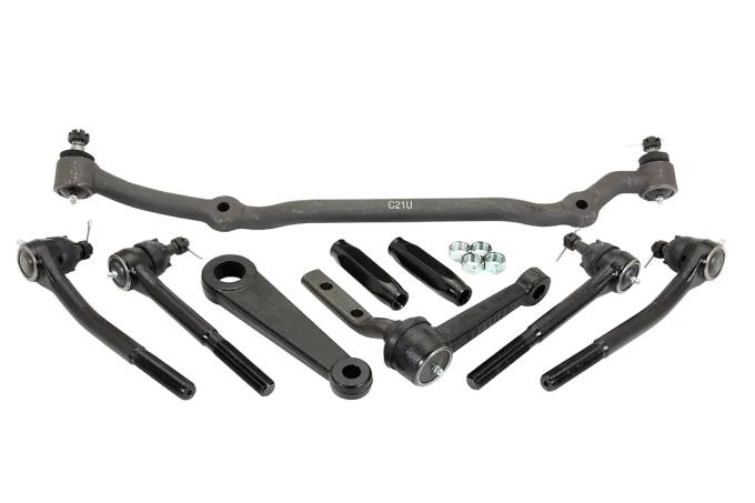 Classic Performance Complete Steering Linkage Kit for 1975-1981 Chevy Camaro, Power Steering, Black Sleeves, Kit 7581SLK-CP