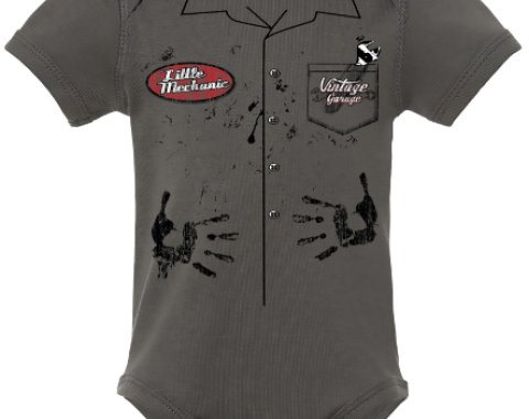 Rabbit Skins Vintage Little Mech Onesie