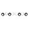 AMD Headlamp Mounting Bucket and Retainer Ring Set, 8 pcs, Chevelle El Camino Truck Suburban X141-4058-S