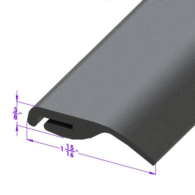Metro Moulded Parts 1942-1948 Lincoln / Mercury / Ford Bumper to Body Seal. 2" Wide. Sold by the Foot LP 109-K