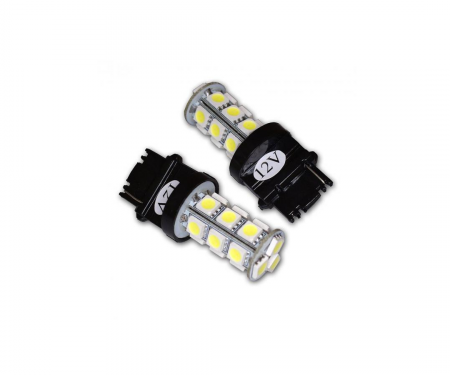 Corvette Amber SMD LED Light Bulb, #3157, Pair, 1997-2013