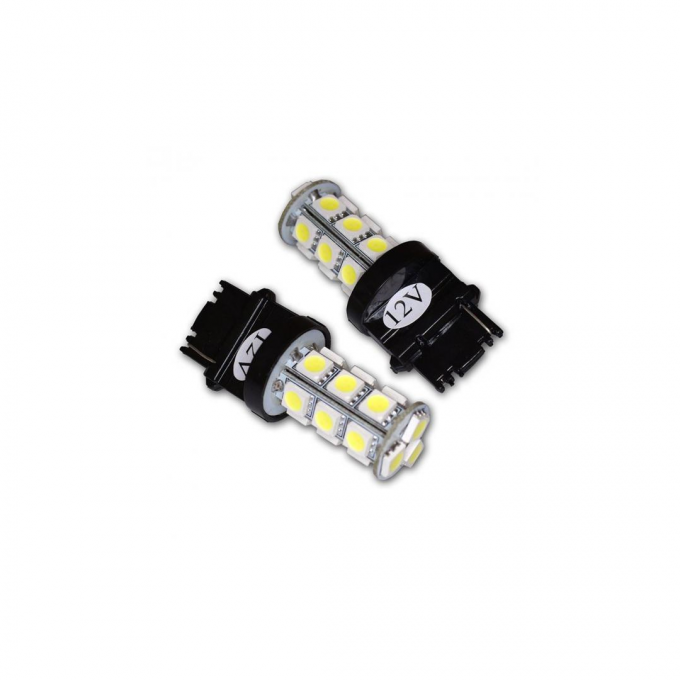 Corvette Amber SMD LED Light Bulb, #3157, Pair, 1997-2013