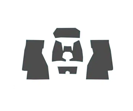 Corvette Floor Insulation, Front, KoolMat