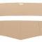 Montco Inc / Repops Interior Headliner Kit, Brown, 2pc, 50-53 Chevy GMC Suburban R-CT345