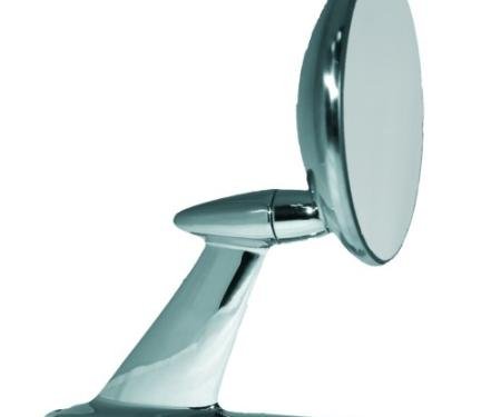 Ford Thunderbird Outside Rear-View Mirror, 1 Hole Base Type, Fits Left Or Right, 1955