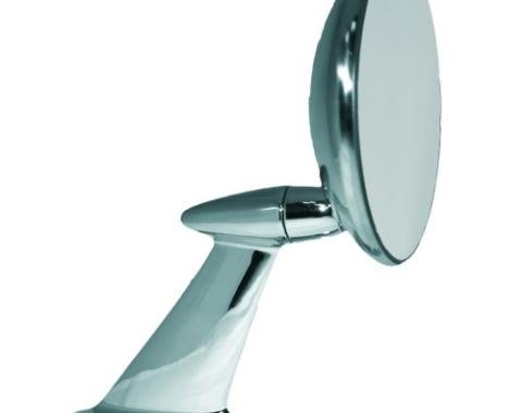 Ford Thunderbird Outside Rear-View Mirror, 1 Hole Base Type, Fits Left Or Right, 1955