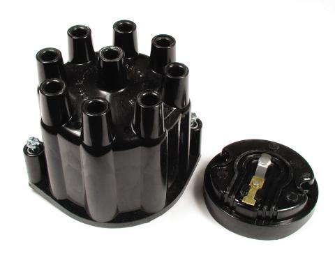 Accel Distributor Cap & Rotor Kit , Socket Style, Black 8124ACC