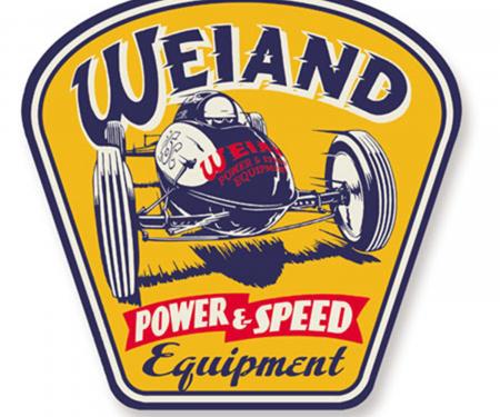 Weiand Power & Speed Equipment Metal Sign 10004WND