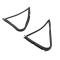 AMD Vent Window Weatherstrip Seal Kit, 2pcs, 80-86 F-Series Pickup Bronco U-KF4903