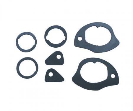 Camaro Door Handle & Trunk Lock Gasket Set, Outside, 1967-1969