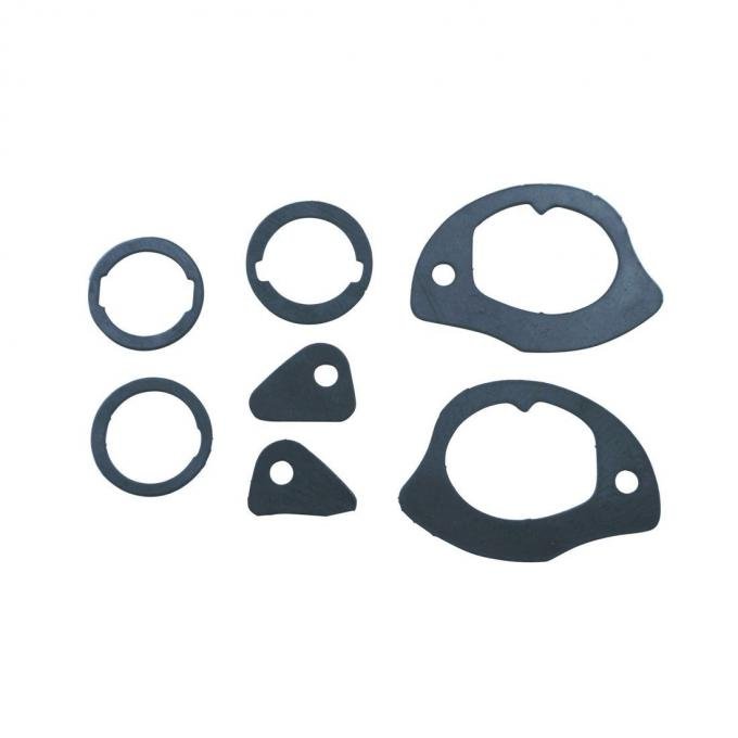 Camaro Door Handle & Trunk Lock Gasket Set, Outside, 1967-1969