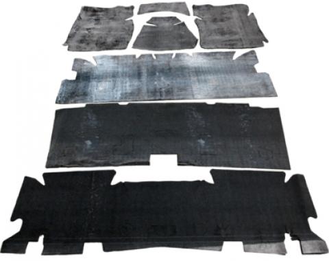 Camaro Under Carpet Sound Deadener Set, Asphalt Mat, 1970-1981