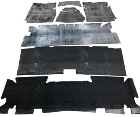 Camaro Under Carpet Sound Deadener Set, Asphalt Mat, 1970-1981