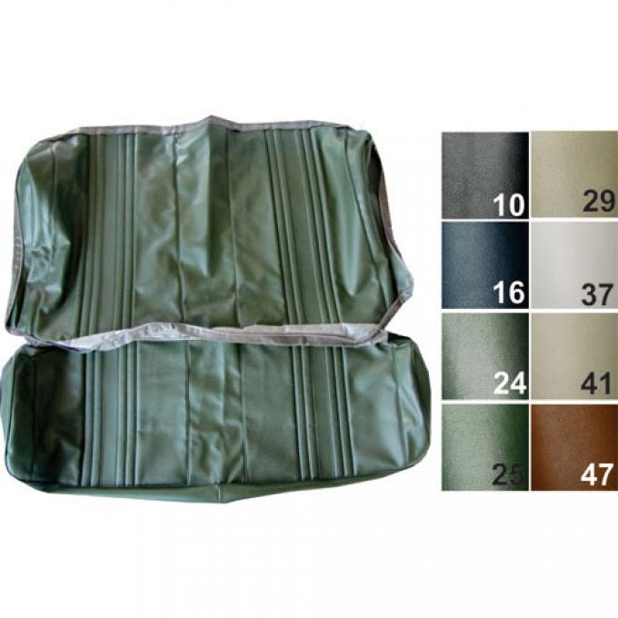 PUI Rear Seat Cover 1972 Nova/SS 2-Door Sedan 72XS24C