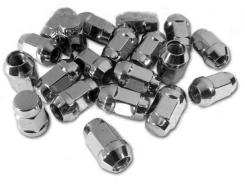 Corvette LugNuts, Chrome 12MM X 1.5, 20 Piece Set