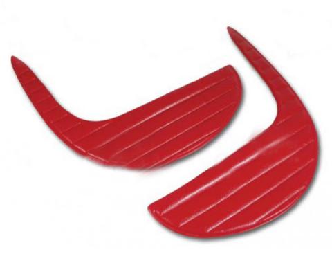 Corvette Kick Inserts, Red (35), 1962