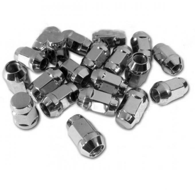 Corvette LugNuts, Chrome 12MM X 1.5, 20 Piece Set