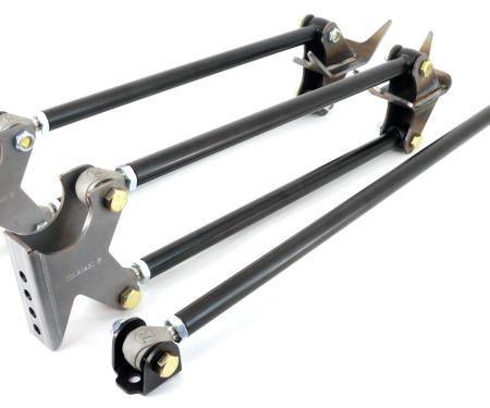 Ridetech Parallel Four Link , Universal Weld-in with black powder coated bars 18988899