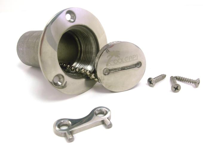 Ridetech CoolCap gas cap, stainless steel with 1.5" neck 84000000