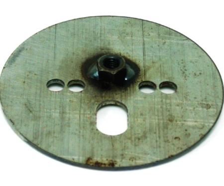 Ridetech Air spring patten plate with 7/16 nut, centered, 1/8" thick x 5.5" O.D 90000027