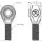 Ridetech R-Joint 8 Pack. Includes 4 RH and 4 LH threaded R-Joints 11009519
