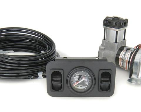 Ridetech On-Demand 2 way compressor kit with analog gauge 30131600