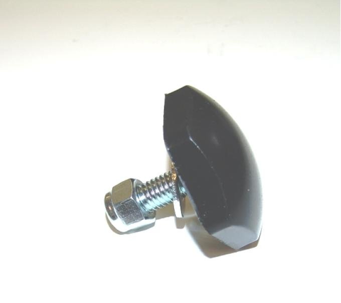 Ridetech 1/2" tall bump stop, polyurethane with 3/8" stud, nut and washer 90001082