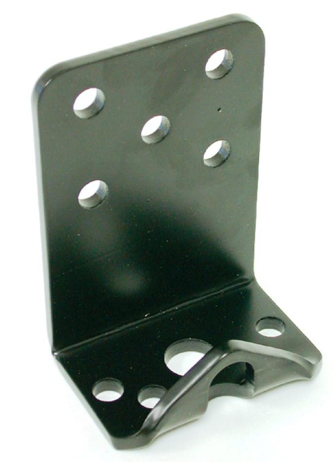 Ridetech Bolt-On under frame air spring bracket, powder coated black 90000033
