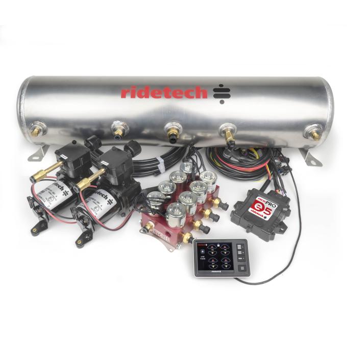 Ridetech BigRed RidePro E5 air suspension control system with 5 gallon tank 30534700
