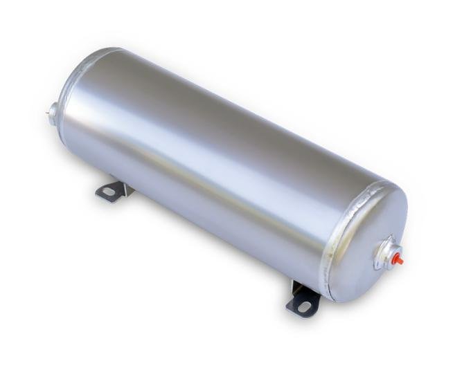 Ridetech 2 gallon aluminum air tank with two 1/4" npt ports and one 1/8" npt port 31912100