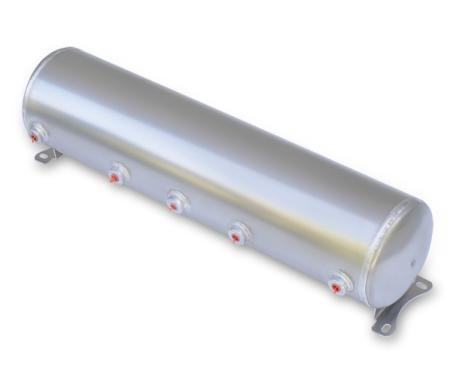 Ridetech 5 gallon aluminum air tank with four 1/4" npt ports and one 1/8" npt port 31915100