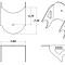Ridetech Dropped lower weld-on air spring axle bracket, uncoated 90000431