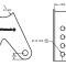 Ridetech Tri Link axle bracket, uncoated. For 3" axle housing 90000159