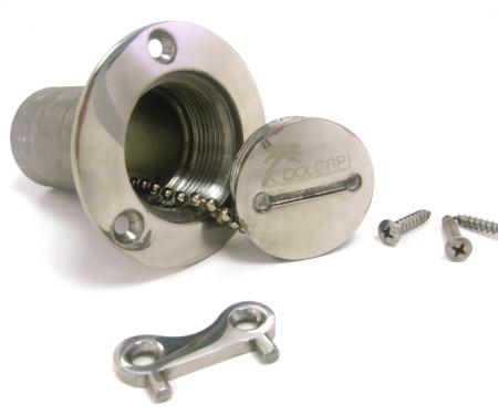 Ridetech CoolCap gas cap, stainless steel with 1.5" neck 84000000