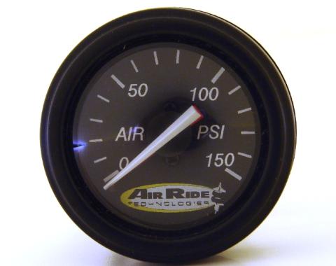 Ridetech Air Pressure Gauge, Dual Needle, Black Face - 150psi 31960003