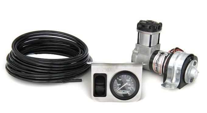 Ridetech On-Demand 1 way compressor kit with analog gauge 30111500