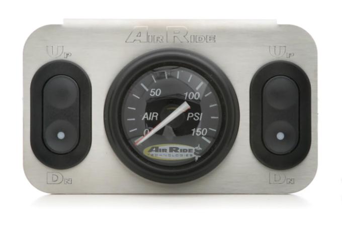 Ridetech 2-Way 12 volt analog control panel for air suspension. For use with 12v valves 31192500