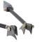 Ridetech Triangulated Four Link , Universal Weld-in with black powder coated bars 18987999
