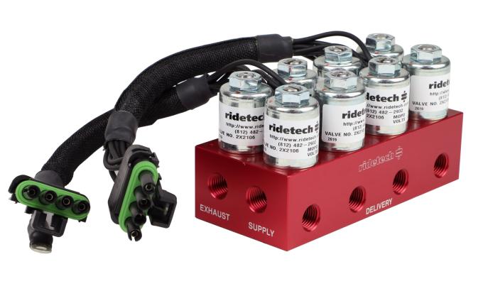 Ridetech RidePro 4-Way valve with 1/4" NPT ports 31934001