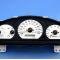 Whitegauges 1999-2001 Mitsubishi Galant White Face Gauges 9901MG-278