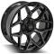 4PLAY Wheels 4P06 - 4PLAY Gen3 4P06 22x10 6x135mm & 6x5.5" -18et in Brushed Black 4P06-22100-6D55-18BBT