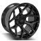 4PLAY Wheels 4P06 - 4PLAY Gen3 4P06 22x12 5x5" & 5x5.5" -44et in Brushed Black 4P06-22120-5D55-44BBT