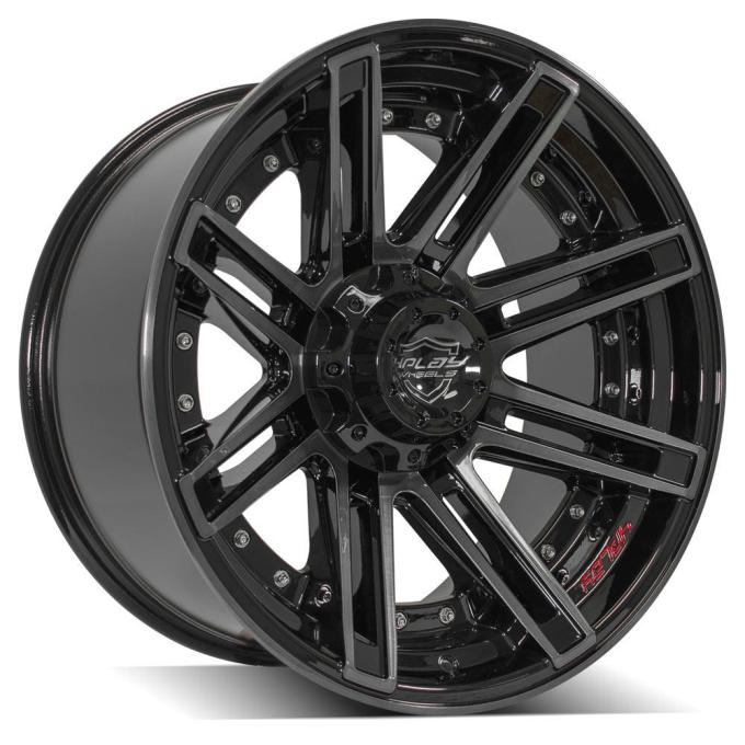 4PLAY Wheels 4P08 - 4PLAY Gen2 4P08 20x10 6x135mm & 6x5.5" -18et in Brushed Black 4P08-20100-6D55-18BBT