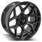 4PLAY Wheels 4P06 - 4PLAY Gen3 4P06 22x10 5x5" & 5x5.5" -18et in Brushed Black 4P06-22100-5D55-18BBT
