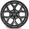 4PLAY Wheels 4P06 - 4PLAY Gen3 4P06 20x10 6x135mm & 6x5.5" -18et in Brushed Black 4P06-20100-6D55-18BBT