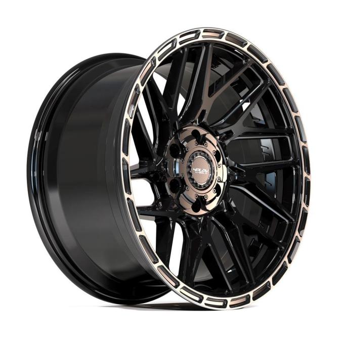 4PLAY Wheels 4PS28 - 4PLAY Sport2.0 4PS28 Gloss Black w/ Brushed Face & Tinted Clear 4PS28-22100-6D55-0BBT