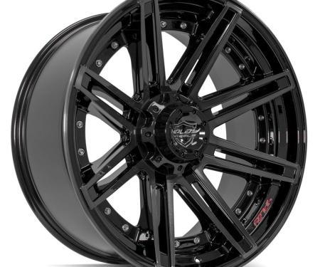 4PLAY Wheels 4P08 - 4PLAY Gen2 4P08 22x10 6x135mm & 6x5.5" -18et in Brushed Black 4P08-22100-6D55-18BBT
